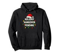 Resaca navideña Pendiente Divertida Navidad Sutil Bah Humbug Sudadera con Capucha