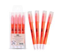 Resaltador en gel que no se corre Mr. Pen, resaltadores b blicos, naranja, paquete de 4
