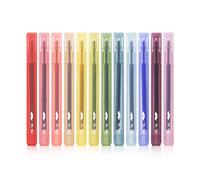 Resaltadores est ticos Mr. Pen - 12 unidades, punta biselada, colores surtidos, resaltadores b blicos sin sangrado