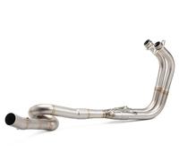 Resbalón Sistema De Escape Motocicleta Header Mid Link Pipe para Z400 para Ninja 400 2017-2022
