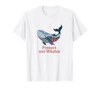 Rescata a Las Ballenas Biología Marina Medio Ambiente Protección de la Naturaleza Camiseta