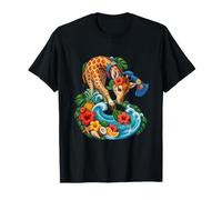 Rescate de Flores Tropicales de Jirafa reticulada Camiseta