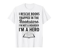 Rescate Libros atrapados en la librería Divertido sarcástico Camiseta