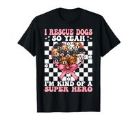 Rescate Perros Soy una Especie de adopción de Rescate de Perros superhéroes Camiseta