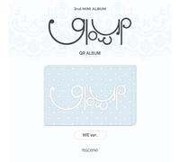RESCENE 2nd MINI ALBUM [Glow Up] (WE VER.) (QR VER.)(han guo pan)dejitaruarubamudeariCDha tong kunsaretemasen(apuri bi yao)