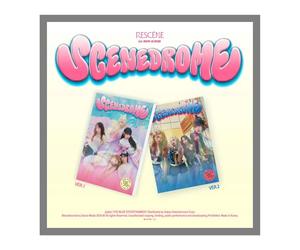 RESCENE SCENEDROME 1st Mini Album Standard 2 Version Set CD+1p Folded Poster on Pack+88p PhotoBook+2p PhotoCard+2p Lyrics Poster+Tracking Sealed