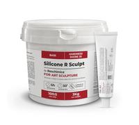 Reschimica Caucho de Silicona en Pasta para escultores R Sculpt, Fácil y práctico de Usar, para Aplicaciones Verticales Grandes y pequeñas, Maquetistas DIY, Bricolaje (3 kg)