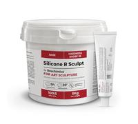 Reschimica Caucho de Silicona en Pasta para escultores R Sculpt, Fácil y práctico de Usar, para Aplicaciones Verticales Grandes y pequeñas, Maquetistas DIY, Bricolaje (5 kg)