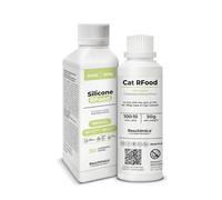 Reschimica Goma de Silicona alimentaria R Food | Moldes para Alimentos DIY | Silicona no tóxica certificada | Fácil de Usar en casa | para Chocolate, Fondant, Hielo, gofres y más (500 gr)