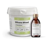 Reschimica Goma de Silicona alimentaria R Food | Moldes para Alimentos DIY | Silicona no tóxica certificada | Fácil de Usar en casa | para Chocolate, Fondant, Hielo, gofres y más (3 kg)