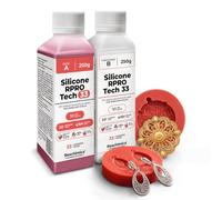 RESCHIMICA Silicona para Moldes Alta Temperatura R PRO TECH 33, 500 gr | Silicona RTV 1:1, 33 Shore A hasta 350 °C para Joyería, Cera, Resina, Yeso, Cemento y Fundiciones Técnicas