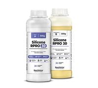 RESCHIMICA Silicona para Moldes Profesionales R PRO 30 (1 kg) | Silicona Platino Para Hacer Moldes, No Tóxica, 1:1, Fácil de Usar, Rápida, Alta Dureza, 30 Shore, para Resina y Yeso