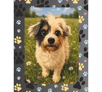 Rescue Dog Composition Notebook: Puppy Paws Notebook, Cute Dog Cover