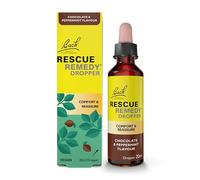 Rescue Gotero de chocolate y menta | Soporte diario para momentos estresantes | Esencias florales originales de Bach | Gotero fácil de usar de 20 ml