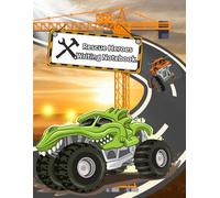 Rescue Heroes Writing Notebook: Primary Story Paper for Kids | Half Page Blank and Half Dotted Lines | Fire Truck and Emergency Vehicle Theme