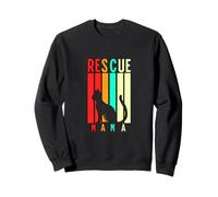 Rescue Mama Apparel Cat Rescue Mom Gift Cat Lover Adopt Cat Sudadera