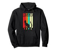 Rescue Mama Apparel Cat Rescue Mom Gift Cat Lover Adopt Cat Sudadera con Capucha