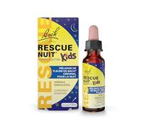 Rescue Nuit Kids Goteros, Participa en noches serenas, sin alcohol, Vegano, Suplemento dietético, 1 frasco cuentagotas x 10 ml