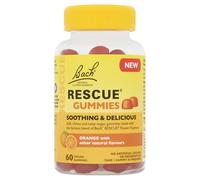 Rescue Remedy - Gomitas de naranja (paquete de 60), esencias florales naturales para días equilibrados, fáciles de tomar, veganas, calmantes y deliciosas, adecuadas para toda la familia, sabor naranja