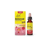 Rescue Remedy Kids Dropper 10 ml (fresa) Confort y calmante, bienestar emocional natural, esencia floral, fórmula vegana, viajes, arroyo a la escuela, exámenes, sin alcohol