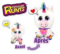 Rescue Runts, Peluche de Unicornio para Adoptar, Juguete Veterinario, Rainbow, 3 años y más