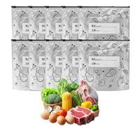 Resealable Aluminum Foil Storage Bags - Food Packaging Pouches for Dry or Cooked Goods | Heavy Duty Material with Zip Lock Closure, Convenient Kitchen Organizer for Snacks, 9.06x5.91 in