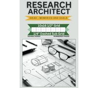 Research Architect Graph Book | 1/2" Grid + 1/4" Dashed Sub Grid: Professional Grid Layouts for Engineers, Designers & Creatives