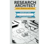 Research Architect Graph Book | 1/2" Grid + 1/4" Full Sub Grid: Professional Grid Layouts for Engineers, Designers & Creatives