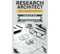 Research Architect Graph Book | 1/4" Grid + 1/8" Dashed Sub Grid: Professional Grid Layouts for Engineers, Designers & Creatives