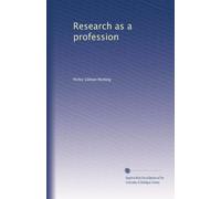 Research as a profession