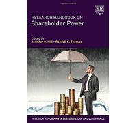 Research Handbook on Shareholder Power (Research Handbooks in Corporate Law and Governance series)