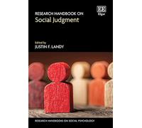 Research Handbook on Social Judgment (Research Handbooks on Social Psychology series)