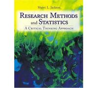 Research Methods and Statistics: A Critical Thinking Approach