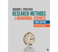 Research Methods for the Behavioral Sciences