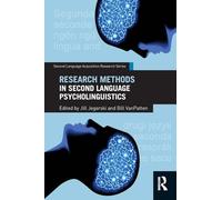 Research Methods in Second Language Psycholinguistics (Second Language Acquisition Research Series)
