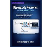 Réseaux de Neurones : De 0 à Pratique: Comprendre, coder à la main en Python, puis maîtriser PyTorch & TensorFlow… sans se perdre dans les maths. (Les Maths Derrière L'IA)