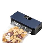 Reselladora de bolsas, calentamiento rápido inalámbrico, pantalla LED portátil - Termoselladora para bolsas de aperitivos y salva frescura, para congelador, preparación de alimentos, frescura
