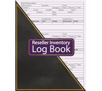 Reseller Inventory Log Book: Clothing Reselling Business Ledger to Track Measurements, Costs, Fees, Sales and Profit for Online and Small Business Sellers