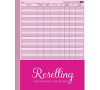 Reselling Inventory Log Book: Record Keeping For Offline & Online Resellers | A Simple Tracker of Sales, Costs and Profit Margins For Your Business