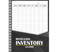Reselling Inventory Log Book: Simple Record for your Resale Business, Track Sales, Manage Costs, Increase Profit Margins