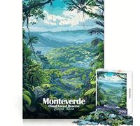 Reserva del Bosque Nuboso de Monteverde,Costa Rica Rompecabezas de 1000 Piezas para Adultos Enfoque,Habilidad,interacción Suave,Entrelazado,Arte, (50x75cm)