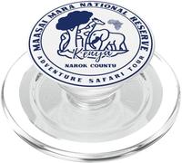 Reserva Nacional Masai Mara Parque Kenia Safari Condado de Narok PopSockets PopGrip para MagSafe