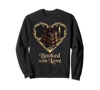 Reservado con Love Romantic Reader Dark Academia Estética Sudadera