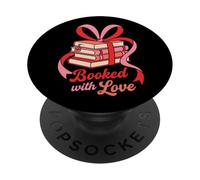 Reservado con Love Romantic ReaderQuote Amante de los Libros de San Valentín PopSockets PopGrip Adhesivo