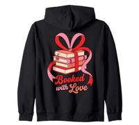 Reservado con Love Romantic ReaderQuote Amante de los Libros de San Valentín Sudadera con Capucha