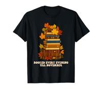Reservado Todas Las Noches Otoño Temporada de otoño Lector de Libros Ratón Camiseta
