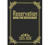 Reservation Book For Restaurant: Manage Guests, Tables, and Notes Efficiently | Ideal for Professional Restaurant Service
