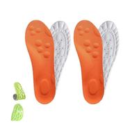 ReserveNest Insoles, Soft Elastic Breathable Shoe Insoles - Cloud Cushion Insoles For Women & Men(Orange,6.5-7.5)