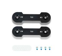 ResGcx 3390 Reinforced Carbon & PA6 Nylon Folding Propeller 33 Inch Drone High Strength Composite Material For Training Heavy-Duty Platforms 2 Pieces(Paddle clamp 1pair)