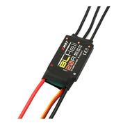 ResGcx BLHeli 12A-80A Sistema De Alimentación ESC 2-4S Sin Escobillas for Dron De Carreras con Visión En Primera Persona Y Alineación De Propulsión De Avión De ala Fija 1 Uds(20A)
